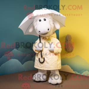 Mascot character of a White...