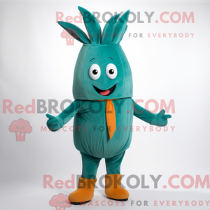 Postava maskota Teal Carrot...
