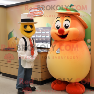 Mascottefiguur van een...