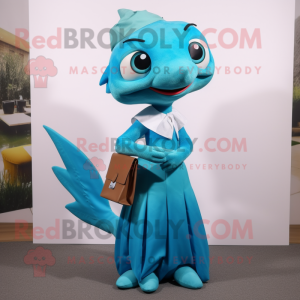 Cyan Barracuda mascotte...