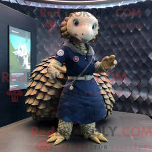 Mascottefiguur van een...