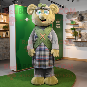 Olive Celtic Cross mascotte...