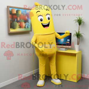 Mascot character of a Lemon...