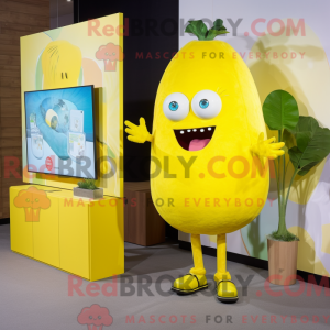Mascottekarakter van een...
