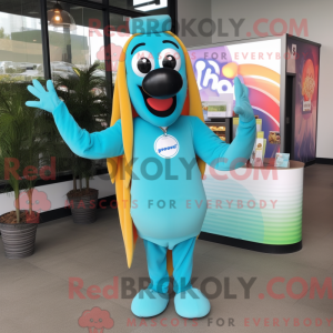 Mascot karakter van een...