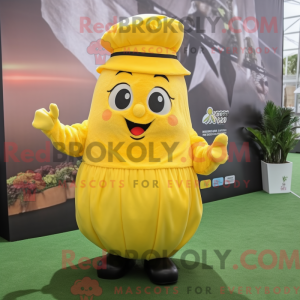 Mascot character of a Lemon...
