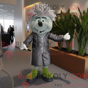 Mascot character of a Gray...