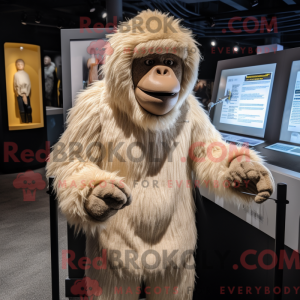 Mascottefiguur van een...