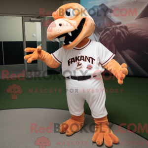 Mascot character of a Peach...