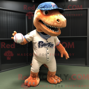 Postava maskota Peach T Rex...