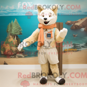 Mascottefiguur van een...
