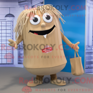 Mascot karakter van een Tan...