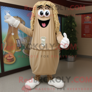 Mascot karakter van een Tan...