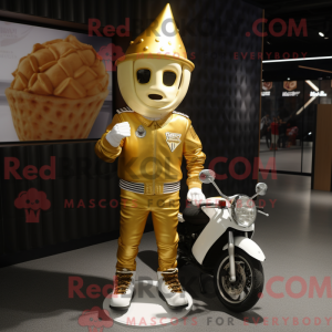 Mascot character of a Gold...