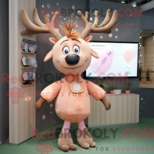 Mascot character of a Peach...