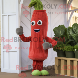 Mascot character of a Red...