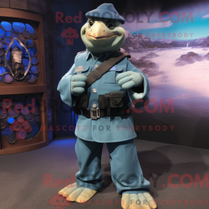 Maskot-karakter af en...