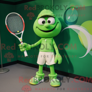 Mascot character of a Green...