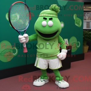 Mascot character of a Green...