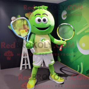 Mascot character of a Green...