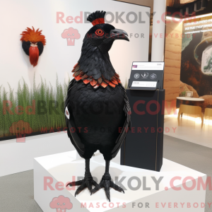 Mascot character of a Black...
