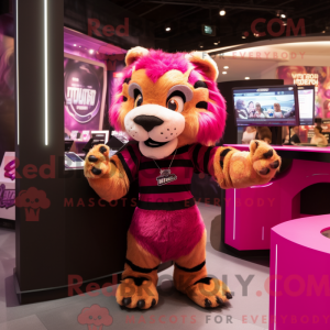 Mascot character of a...