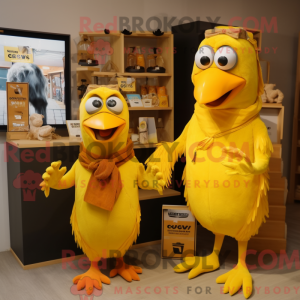 Mascot karakter van een...