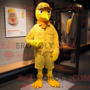 Mascot karakter van een...