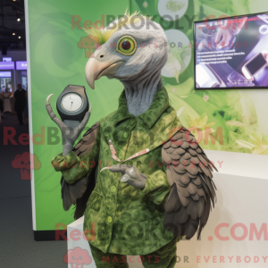 Mascot character of a Green...