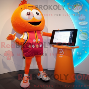 Postava maskota Orange...