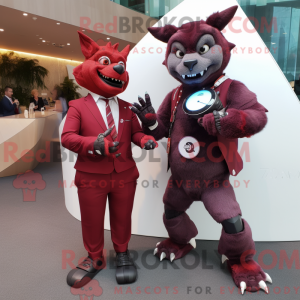 Mascottekarakter van een...