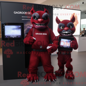 Mascot character of a...