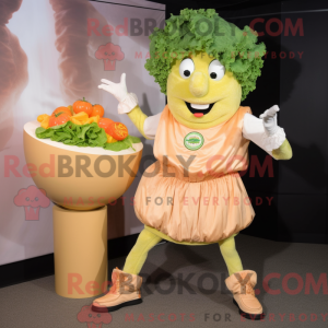 Mascot character of a Peach...
