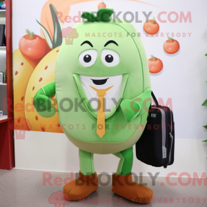 Postava maskota broskvové...
