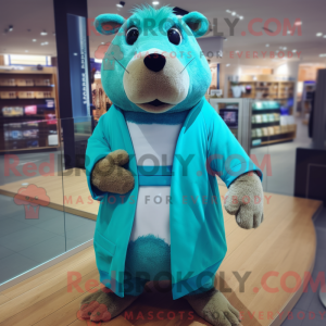 Maskot-karakter av en...