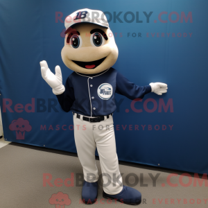 Mascot character of a Navy...