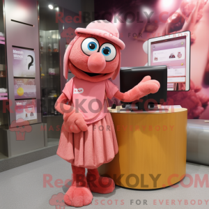 Mascot-karakter af en Rust...