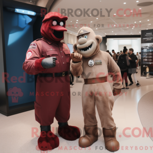 Mascot character of a...