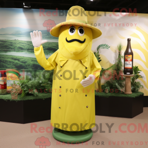 Mascottekarakter van een...