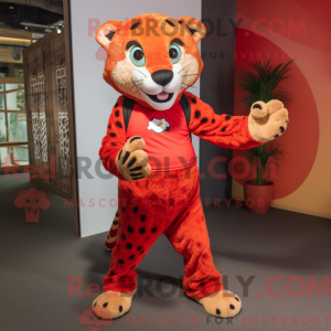 Mascot character of a Red...