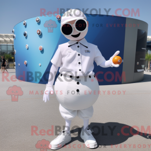 Mascot character of a White...