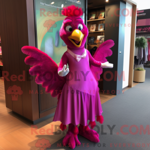 Postava maskota purpurového...