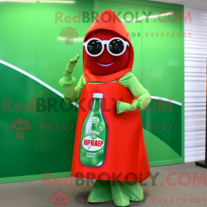 Máscara de ketchup com...