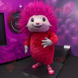 Magenta Porcupine mascotte...