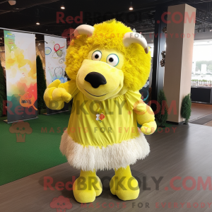 Mascottekarakter van een...