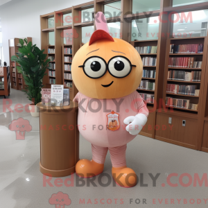 Mascot character of a Peach...