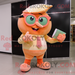 Mascot character of a Peach...