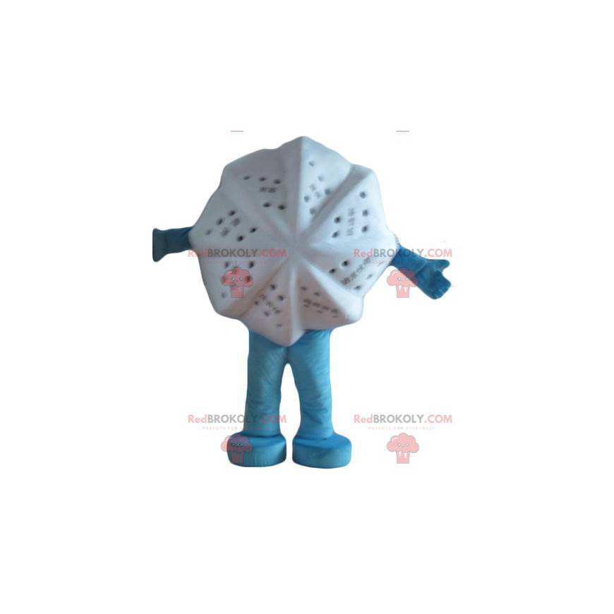 Star mascot white smelling star - Redbrokoly.com