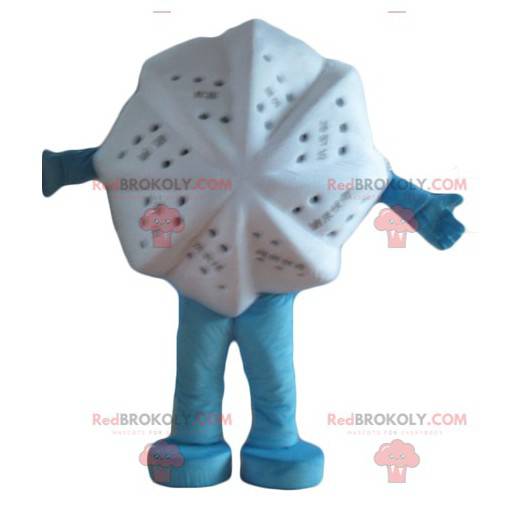 Star mascot white smelling star - Redbrokoly.com