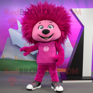 Magenta Porcupine mascotte...